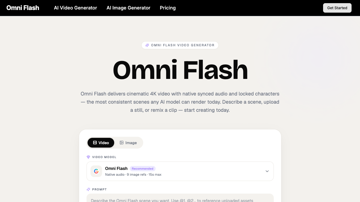 Omni Flash screenshot